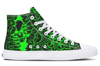 Printed Couple High-top Canvas Shoes
