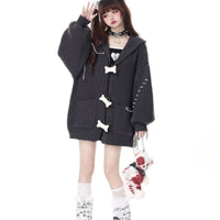 Fall Winter Hooded Thick Sweater