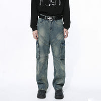 Men's Casual Design Street Washed Jeans