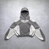 American Style Y2g Retro Contrast Color Street Trend Hoodie