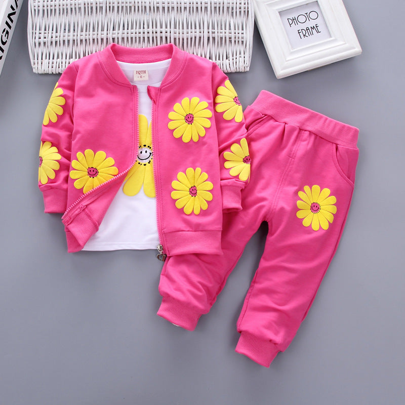 Children's Hoodie Casual Pants Suit