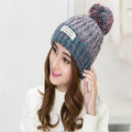 Ladies Woolen Pleated Winter Knitted Hat