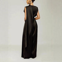 Women's Solid Color Slim-fit Jumpsuit Loose Casual Pants