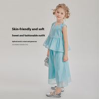 Girls' Fashion Casual Two-piece Suit