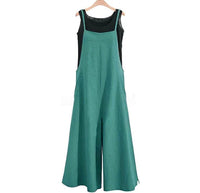 Loose One-Piece Wide-Leg Pants Casual Jumpsuit