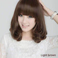 Women's Rinka Haircut Mid-length Straight Hair Long Hair With Bangs Fashion Curly Hair