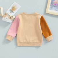 Children's Letter Printing Color Matching Personalized Sweater