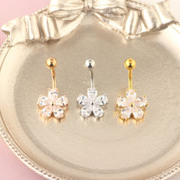 Exquisite Zircon Belly Button Ring