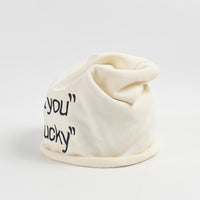 Stylish Oversized Beanie With Chic Letter Embroidery