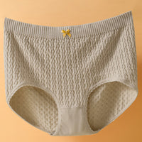 Women's Cotton High Waist Belly-contracting Antibacterial Crotch Lace Underwear