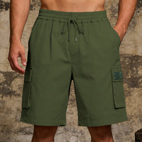 Men's Loose Elastic Casual Multi Pocket Shorts