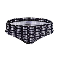 Swimming Low Waist Skinny Vertical Stripe Briefs