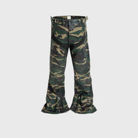 Men's Same Stitching Design Zipper Wide Leg Pants