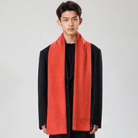Solid-color Versatile Knitted Wool Scarf