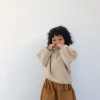 New Children's Fleece Sweater Casual Top