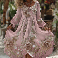 New Autumn American-Style Fashionable Casual Halloween Dress With Digital Print