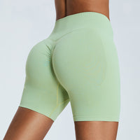 Seamless Yoga Shorts Women's Three-point High Waist