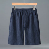Men's Summer Loose Casual Pure Linen Shorts