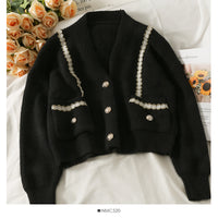 Girl Loose Lazy College Style Cardigan Coat