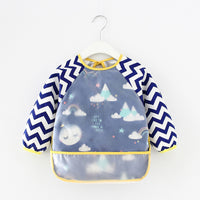 Fashion Girl's Baby Gown Eating Bibchildren's Cotton Waterproof Apron
