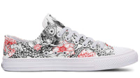 Fashion Printed Couple High Top Canvas Shoes