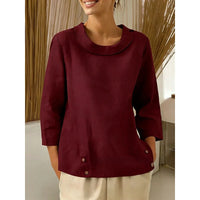 Stylish And Minimalist Womens Long Sleeve Top