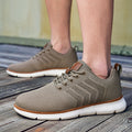 Plus-size Mens Shoes Flyknit Mesh Shoes Casual Sports Shoes