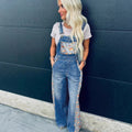 New Winter High Waisted Denim Overalls