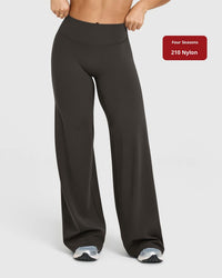 Slimming Casual Straight-leg Women's Wide Leg Sports Yoga Pants