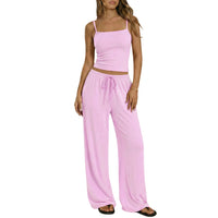 SpringSummer New Womens Vest And Camisole Set