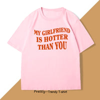 Mens T-shirt With English Letter Print