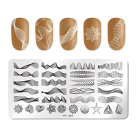Nail Plate Printing Template Nail Transfer Printing Tool