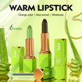 Aloe Temperature Change Lipstick Lip Balm No Stain On Cup