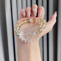 Natural Citrine Bracelet Womens Original Nine-Tailed Fox Design