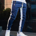 Long Trousers  Men's  Sports  Running  Double Pocket Zipper Pants