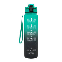 Sports Frosted Gradient Water Bottle
