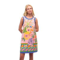 Printed Loose-Fit Holiday Casual Womens Dress