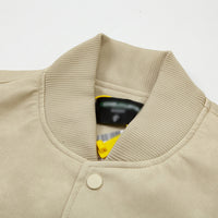 Letter Embroidery Creative Biker's Leather Jacket