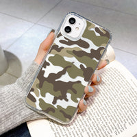 Compatible with Apple , Fully Printed Camouflage Mobile Phone Case Soft Shell Tpu