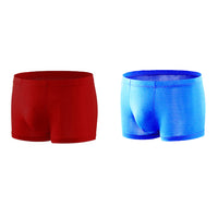 Men's Fashion Simple Solid Color Boxer Briefs