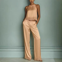 Women's Camisole And Wide-leg Pants Set