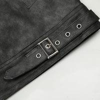 Men's Loose Motorcycle PU Leather Jacket