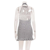 New High-waisted Figure-flattering Polka-dot Dress For A Sassy Look