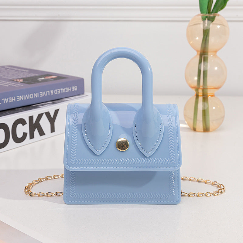 PVC Silicone Chain Bag Shoulder Messenger Mini Jelly Bag