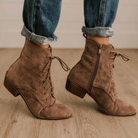Autumn And Winter Leisure Low Square Heel Female Boots