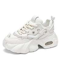 All-match Breathable Platform Stitching Trendy Dad Shoes
