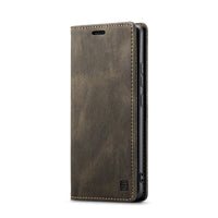 Youth Business Frosted Vintage Flip Leather Case