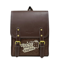 Simple Western-style High-quality Large-capacity Commuter And Street-ready Backpack