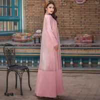 Cherry Blossom Yarn Two-Piece Cardigan Dress