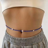 Fashion Handmade Rice Bead Beaded Body Chain